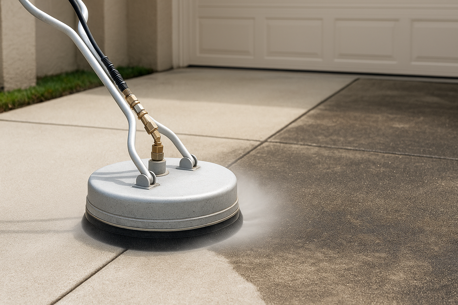 Driveway Pressure Washing